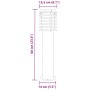 Lámpara de suelo de exterior acero inoxidable plateado 60 cm de , Iluminación de exterior - Ref: Foro24-4006357, Precio: 40,0...