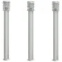 Lámparas de suelo de exterior 3 uds acero inoxidable 110 cm de , Iluminación de exterior - Ref: Foro24-4006360, Precio: 153,6...