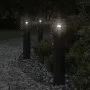 Lámparas de suelo de exterior con sensor acero negro 60 cm de , Iluminación de exterior - Ref: Foro24-4006369, Precio: 45,19 ...