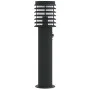 Lámparas de suelo de exterior con sensor acero negro 60 cm de , Iluminación de exterior - Ref: Foro24-4006369, Precio: 45,19 ...