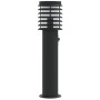 Lámparas de suelo de exterior con sensor acero negro 60 cm de , Iluminación de exterior - Ref: Foro24-4006369, Precio: 51,44 ...