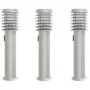 Lámparas de suelo exterior con enchufe 3 uds acero inox 60 cm de , Iluminación de exterior - Ref: Foro24-4006374, Precio: 118...