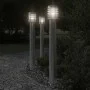 Lámparas de suelo exterior con enchufe 3 uds acero inox 110 cm by , Outdoor lighting - Ref: Foro24-4006376, Price: 139,05 €, ...