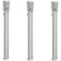 Lámparas de suelo exterior con enchufe 3 uds acero inox 110 cm by , Outdoor lighting - Ref: Foro24-4006376, Price: 139,05 €, ...