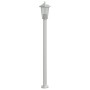 Lámpara de suelo de exterior acero inoxidable plateado 120 cm de , Iluminación de exterior - Ref: Foro24-4006383, Precio: 48,...