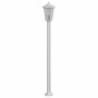 Lámpara de suelo de exterior acero inoxidable plateado 120 cm de , Iluminación de exterior - Ref: Foro24-4006383, Precio: 48,...