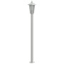 Lámpara de suelo de exterior acero inoxidable plateado 120 cm de , Iluminación de exterior - Ref: Foro24-4006383, Precio: 48,...