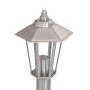 Lámpara de suelo de exterior acero inoxidable plateado 120 cm de , Iluminación de exterior - Ref: Foro24-4006383, Precio: 48,...