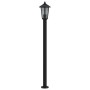Farolas de exterior 3 unidades acero inoxidable negro 120 cm de , Iluminación de exterior - Ref: Foro24-4006388, Precio: 132,...