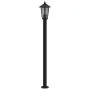 Farolas de exterior 3 unidades acero inoxidable negro 120 cm de , Iluminación de exterior - Ref: Foro24-4006388, Precio: 130,...