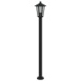 Farolas de exterior 3 unidades acero inoxidable negro 120 cm de , Iluminación de exterior - Ref: Foro24-4006388, Precio: 132,...