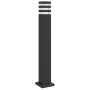 Lámpara de suelo de exterior aluminio negro 80 cm de , Iluminación de exterior - Ref: Foro24-4006395, Precio: 51,24 €, Descue...