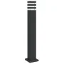 Lámpara de suelo de exterior con enchufe aluminio negro 80 cm de , Iluminación de exterior - Ref: Foro24-4006407, Precio: 57,...