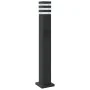 Lámpara de suelo de exterior con enchufe aluminio negro 80 cm de , Iluminación de exterior - Ref: Foro24-4006407, Precio: 57,...