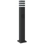 Lámpara de suelo de exterior con enchufe aluminio negro 80 cm de , Iluminación de exterior - Ref: Foro24-4006407, Precio: 61,...