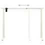 Estructura de escritorio motorizada altura ajustable blanca de vidaXL, Cubículos y mesas de trabajo - Ref: Foro24-321714, Pre...