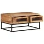 Mesa de centro de madera maciza de acacia 90x60x40 cm de vidaXL, Mesas de centro - Ref: Foro24-323506, Precio: 153,36 €, Desc...