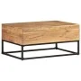Mesa de centro de madera maciza de acacia 90x60x40 cm de vidaXL, Mesas de centro - Ref: Foro24-323506, Precio: 153,36 €, Desc...