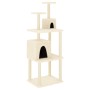 Rascador para gatos con postes de sisal color crema 167 cm de , Mobiliario para gatos - Ref: Foro24-172067, Precio: 51,21 €, ...