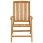 Sillas de jardín reclinables y cojines 2 uds madera maciza teca de , Sillas de jardín - Ref: Foro24-3196435, Precio: 359,64 €...