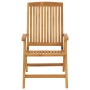 Sillas de jardín reclinables y cojines 2 uds madera maciza teca de , Sillas de jardín - Ref: Foro24-3196437, Precio: 354,63 €...