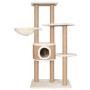 Árbol para gatos con poste rascador 126 cm hierba marina de vidaXL, Mobiliario para gatos - Ref: Foro24-170980, Precio: 130,8...