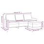 Sofá de 3 plazas con taburete de terciopelo verde oscuro 180 cm de , Sofás - Ref: Foro24-3201057, Precio: 332,56 €, Descuento: %