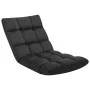 Folding black microfiber floor lounger by , Daybeds - Ref: Foro24-325256, Price: 71,41 €, Discount: %
