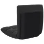 Folding black microfiber floor lounger by , Daybeds - Ref: Foro24-325256, Price: 71,41 €, Discount: %