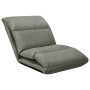 Tumbona de suelo plegable microfibra gris oscuro de , Divanes - Ref: Foro24-325261, Precio: 126,25 €, Descuento: %