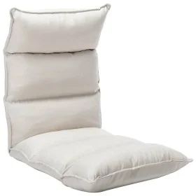 Tumbona de suelo plegable de tela crema de , Sillas de suelo - Ref: Foro24-325237, Precio: 122,52 €, Descuento: %
