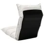 Tumbona de suelo plegable de tela crema de , Sillas de suelo - Ref: Foro24-325237, Precio: 122,52 €, Descuento: %