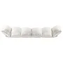Tumbona de suelo plegable de tela crema de , Sillas de suelo - Ref: Foro24-325237, Precio: 122,52 €, Descuento: %