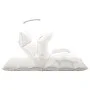 Tumbona de suelo plegable de tela crema de , Sillas de suelo - Ref: Foro24-325237, Precio: 122,52 €, Descuento: %
