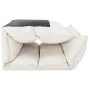 Tumbona de suelo plegable de tela crema de , Sillas de suelo - Ref: Foro24-325237, Precio: 122,52 €, Descuento: %