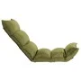 Folding green fabric floor lounger by , Floor chairs - Ref: Foro24-325240, Price: 114,78 €, Discount: %