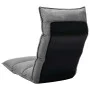Folding light gray fabric floor lounger by , Floor chairs - Ref: Foro24-325235, Price: 107,70 €, Discount: %