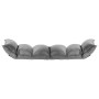 Tumbona de suelo plegable de tela gris claro de , Sillas de suelo - Ref: Foro24-325235, Precio: 117,29 €, Descuento: %