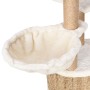 Árbol para gatos con poste rascador 126 cm hierba marina de vidaXL, Mobiliario para gatos - Ref: Foro24-170980, Precio: 130,8...