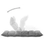 Folding light gray fabric floor lounger by , Floor chairs - Ref: Foro24-325235, Price: 107,70 €, Discount: %