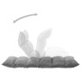Tumbona de suelo plegable de tela gris claro de , Sillas de suelo - Ref: Foro24-325235, Precio: 117,29 €, Descuento: %