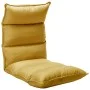 Folding mustard yellow fabric floor lounger by , Floor chairs - Ref: Foro24-325242, Price: 115,23 €, Discount: %