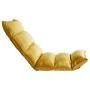 Folding mustard yellow fabric floor lounger by , Floor chairs - Ref: Foro24-325242, Price: 115,23 €, Discount: %