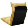 Folding mustard yellow fabric floor lounger by , Floor chairs - Ref: Foro24-325242, Price: 115,23 €, Discount: %