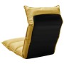 Tumbona de suelo plegable de tela amarillo mostaza de , Sillas de suelo - Ref: Foro24-325242, Precio: 112,58 €, Descuento: %