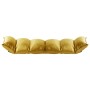 Tumbona de suelo plegable de tela amarillo mostaza de , Sillas de suelo - Ref: Foro24-325242, Precio: 112,58 €, Descuento: %