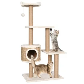 Árbol para gatos con poste rascador 123 cm hierba marina de vidaXL, Mobiliario para gatos - Ref: Foro24-170979, Precio: 103,5...