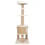 Árbol para gatos con poste rascador 123 cm hierba marina de vidaXL, Mobiliario para gatos - Ref: Foro24-170979, Precio: 103,5...