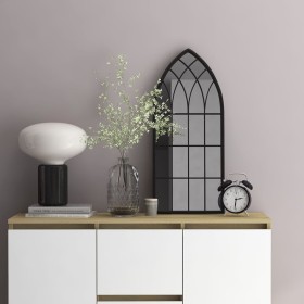 Espejo de hierro negro para uso interior 70x30 cm de , Espejos - Ref: Foro24-3093514, Precio: 84,86 €, Descuento: %