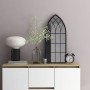 Espejo de hierro negro para uso interior 70x30 cm de , Espejos - Ref: Foro24-3093514, Precio: 84,86 €, Descuento: %